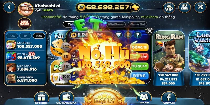 Nổ hũ tài xỉu Nổ hũ tài xỉu ưu điểm vượt trội